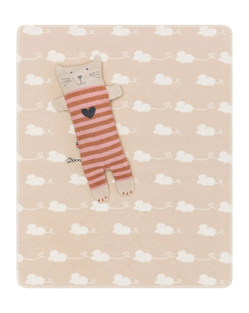 Cat Puppet in A Blanket