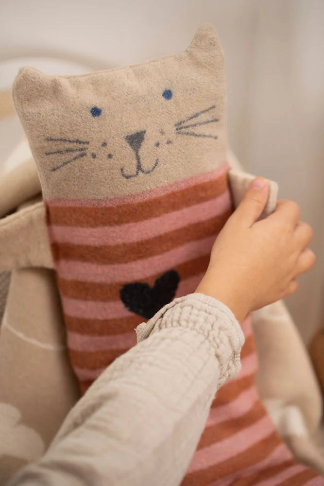 Cat Puppet in A Blanket