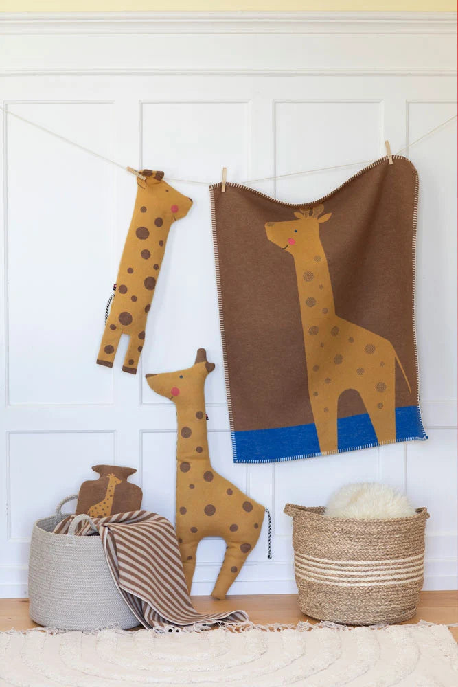 Giraffe Puppet in A Blanket