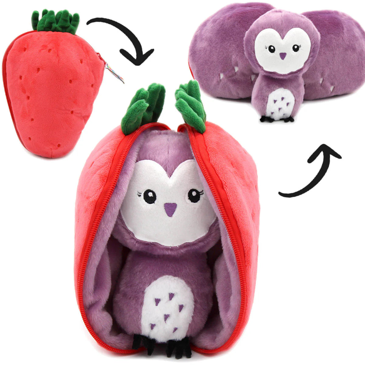 Violet the Owl/strawberry