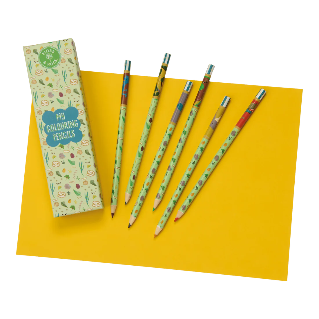 Dino My Pack of 6 Colouring Pencils