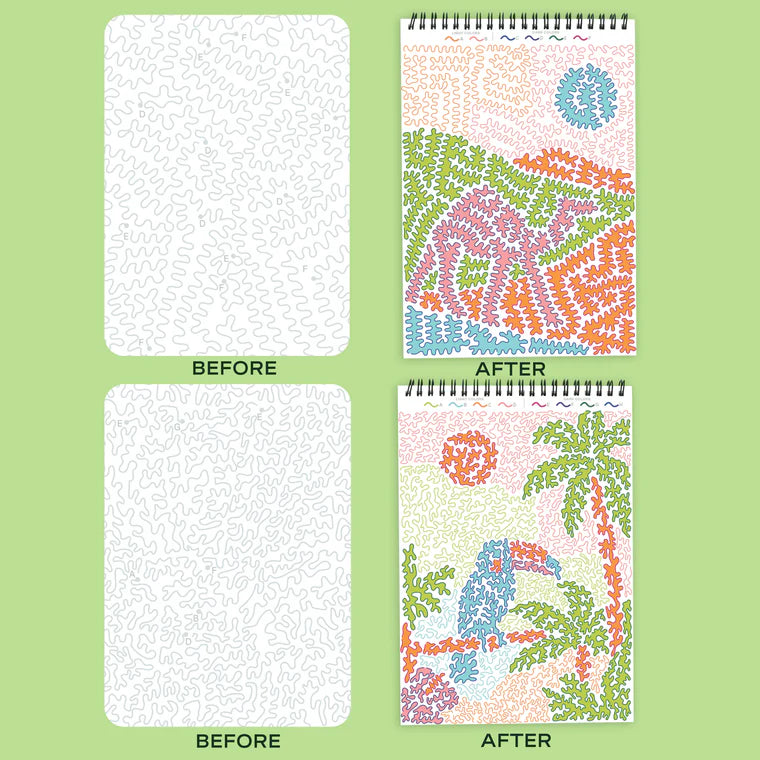 FlowArt: Trace-By-Letter, Pack Your Bags