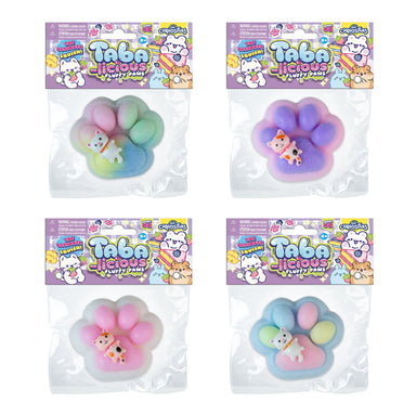 ORB Taba-licious Fluffy Paws all four color variants in packaging