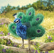 Peacock, Small Hand Puppet
