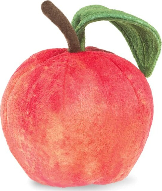 Worm in Apple Finger Puppet