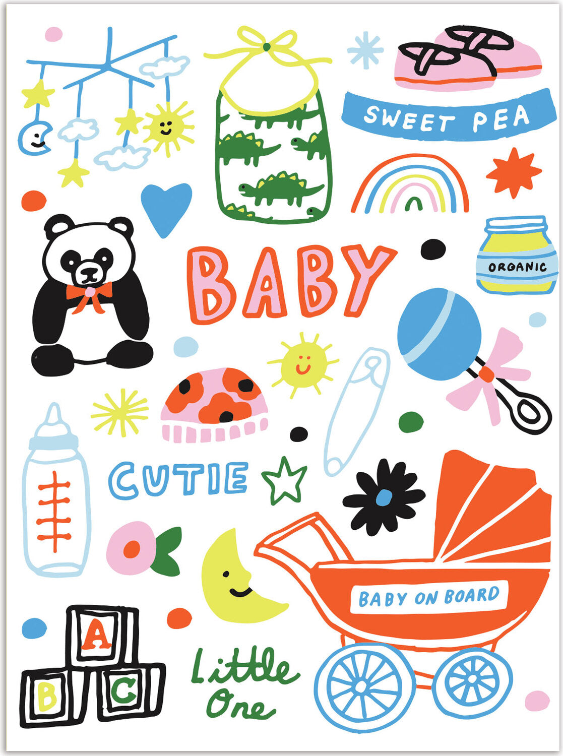 Card: Baby Symbols Baby Shower