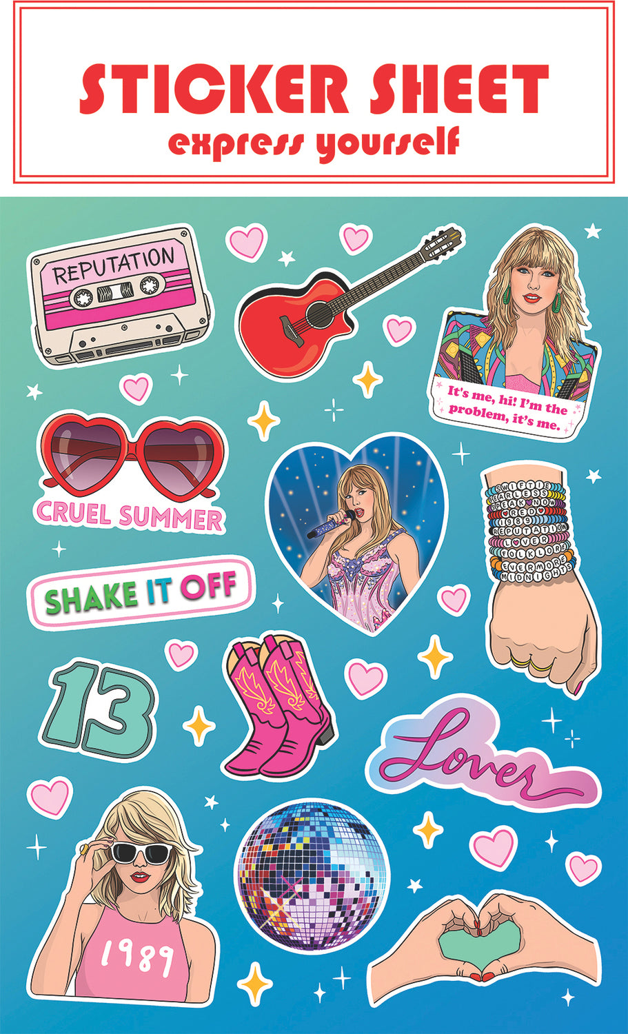 Sticker Sheet: Swiftie Collage