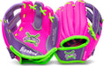 8.5 Pink/Purple Airtech Baseball Glove with Ball