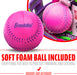 8.5 Pink/Purple Airtech Baseball Glove with Ball