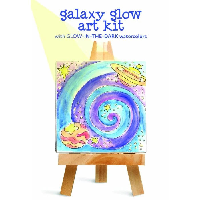 Tiny Easel Galaxy Glow Art Kit