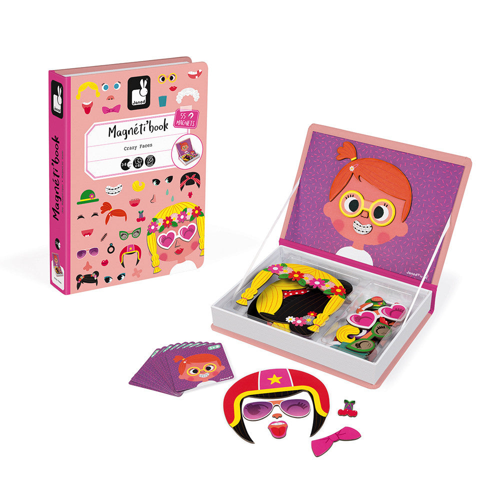 Magneti'Book Girls Crazy Faces