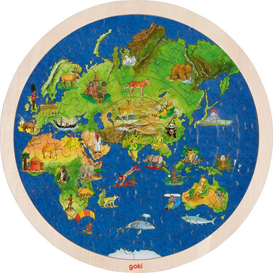 Puzzle - World Jigsaw, Dual Sided