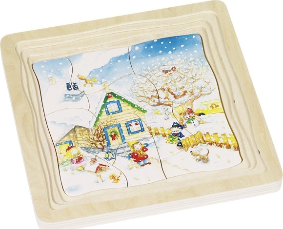 Puzzle - Seasons, 4 Layers