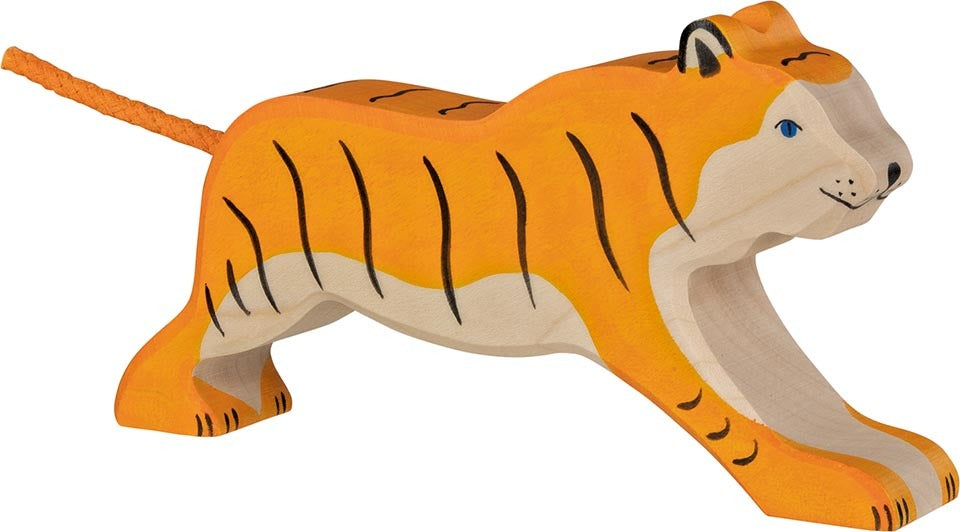 Tiger, Running - Holztiger