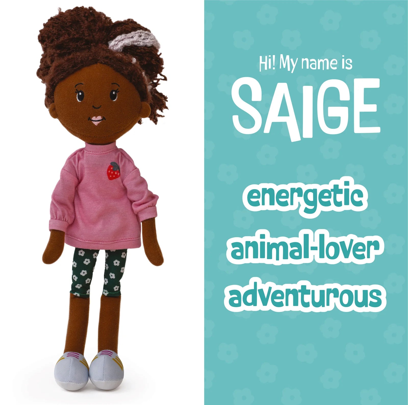 Groovy Girls Dolls - Saige (Brown Skin, Brown Hair)