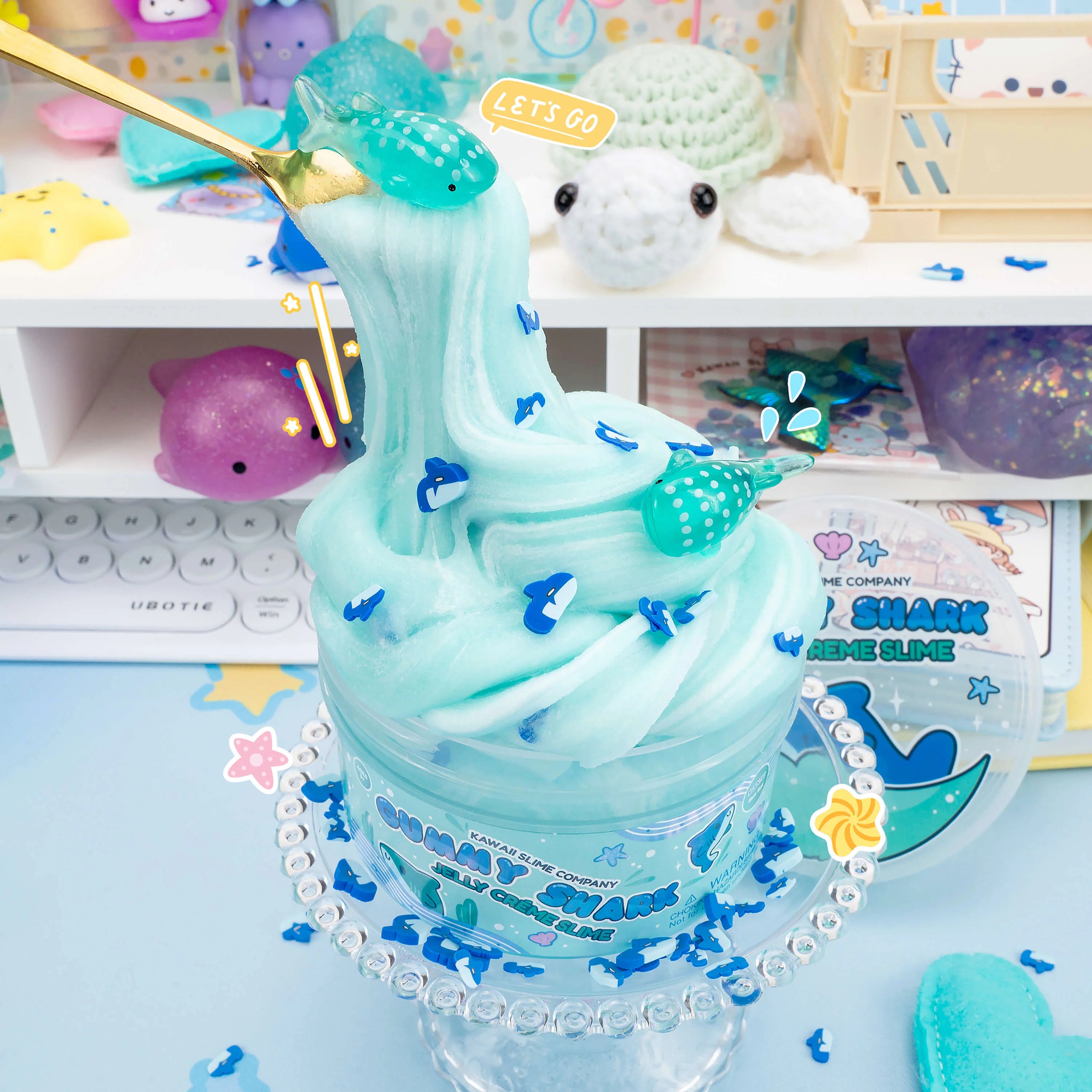 Gummy Shark Jelly Creme Signature Dome™ Slime