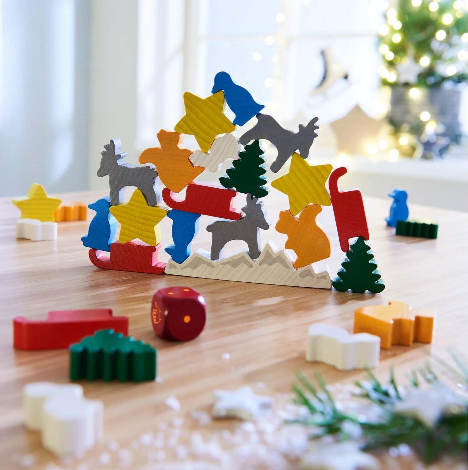 Animal Upon Animal Christmas Stacking Game