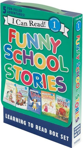 Funny School Stories: Learning to Read Box Set: A Box of 5 Books for Beginning Readers