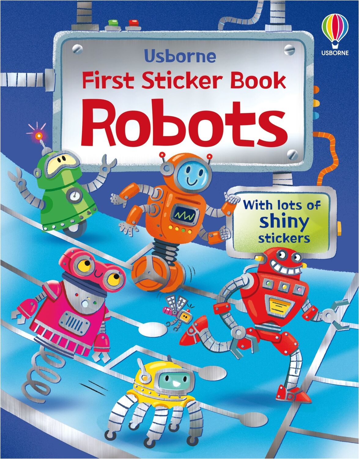 First Sticker Books Robots