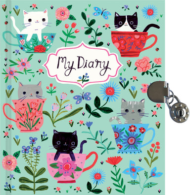 Teacup Kittens Locked Diary