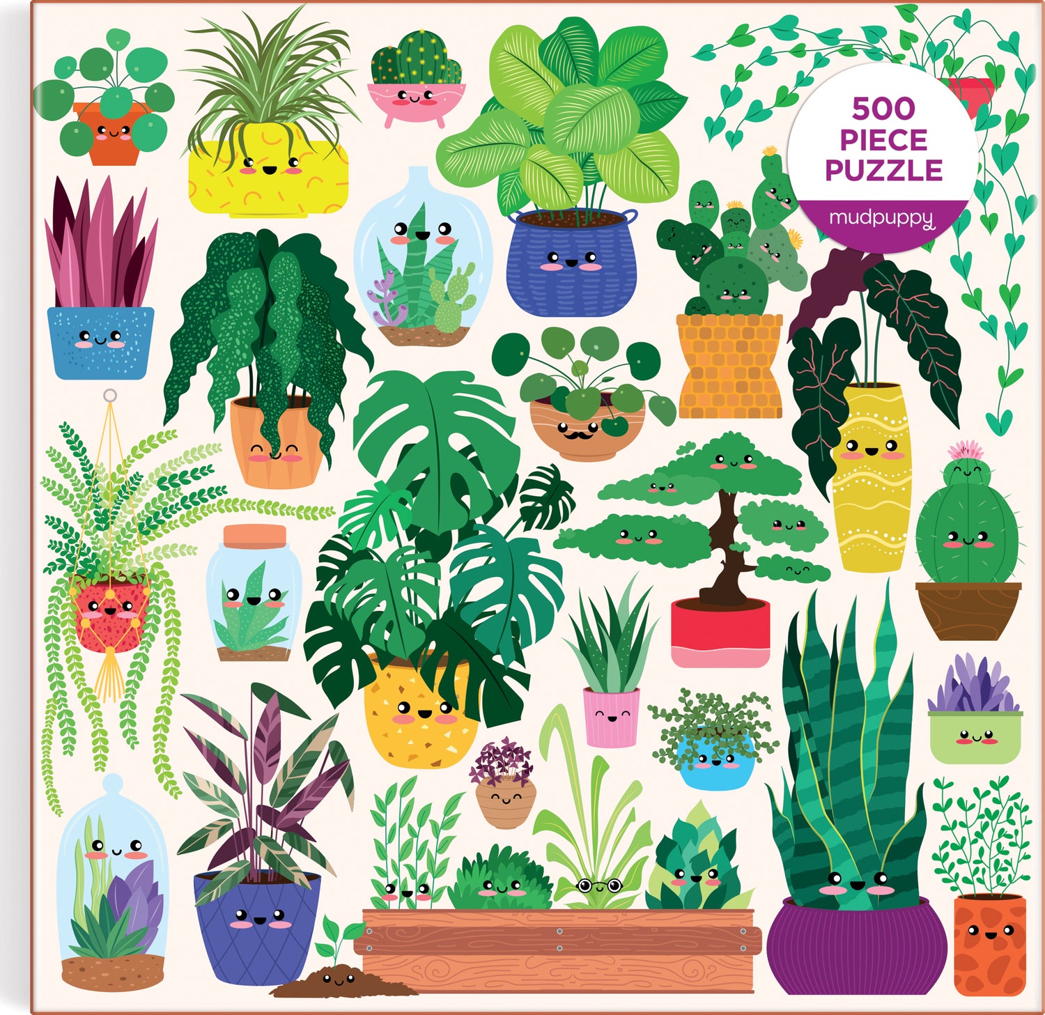 Happy Plants 500 Piece Family Puzzle