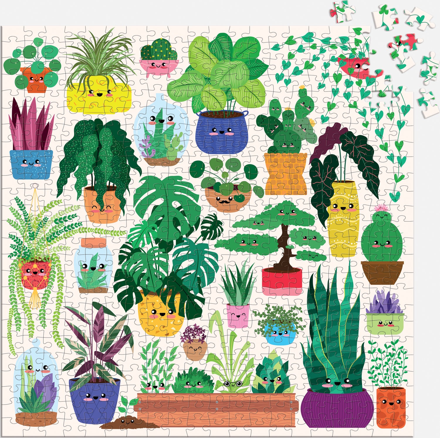 Happy Plants 500 Piece Family Puzzle