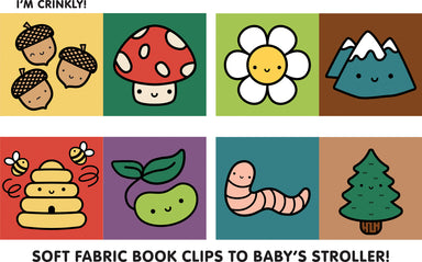 Nature Baby Crinkle Fabric Stroller Book