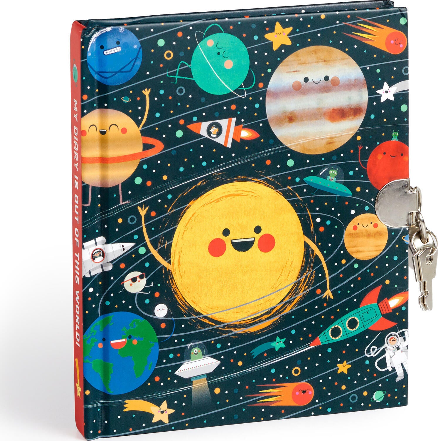 Solar System Locked Diary