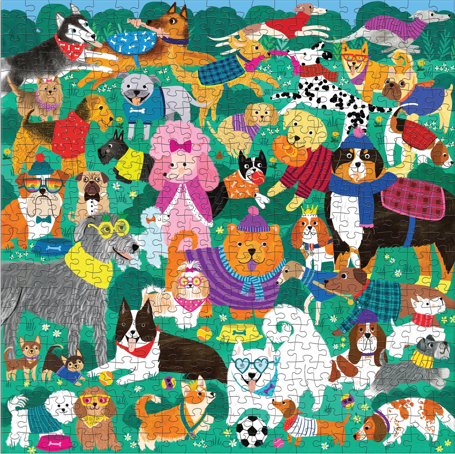 Doggone Days 500 Piece Family Puzzle