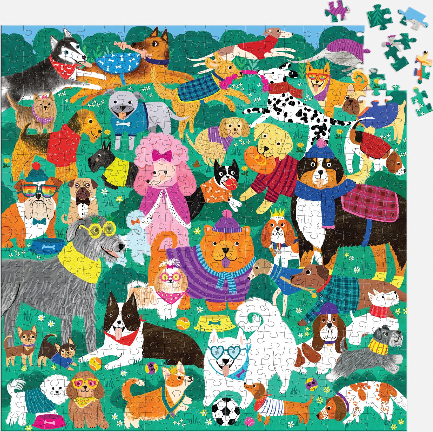 Doggone Days 500 Piece Family Puzzle