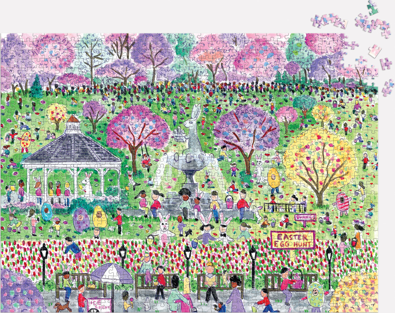 Michael Storrings Easter Egg Hunt 1000 Piece Puzzle