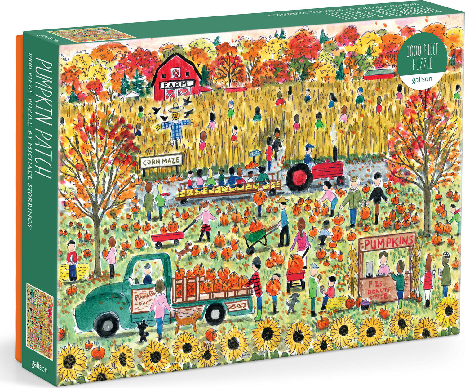 Michael Storrings Pumpkin Patch 1000 Piece Puzzle