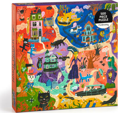 Welcome to Spooky Town 500 Piece Family Puzzle