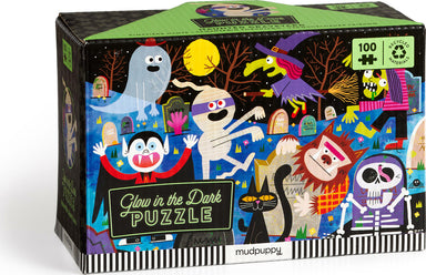 Haunted Graveyard 100 Piece Glow in the Dark Puzzle