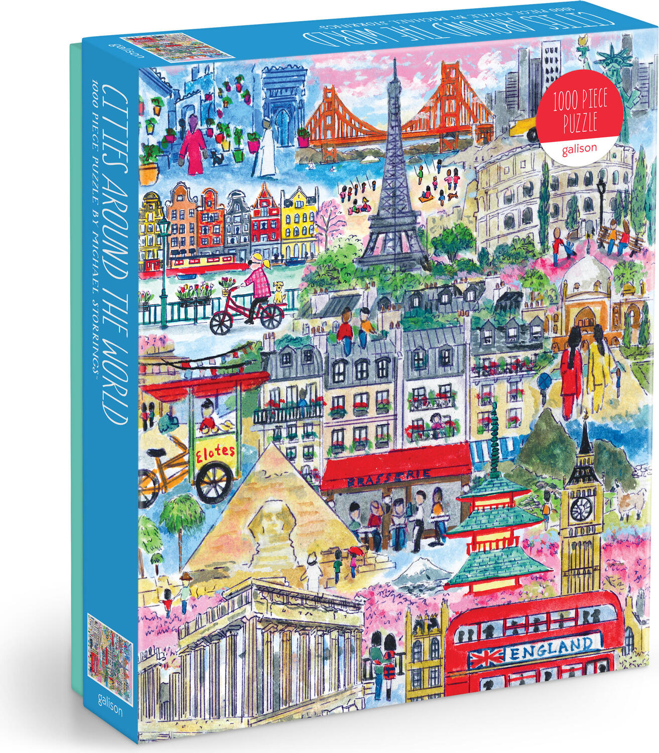 Michael Storrings Cities Around the World 1000 Piece Puzzle