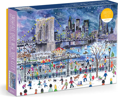 Michael Storrings Snowfall Over New York City 1000 Piece Puzzle
