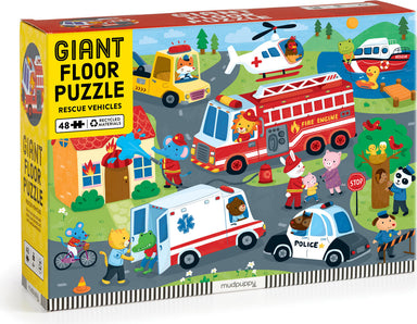 Rescue Vehicles 48 Piece Giant Floor Puzzle