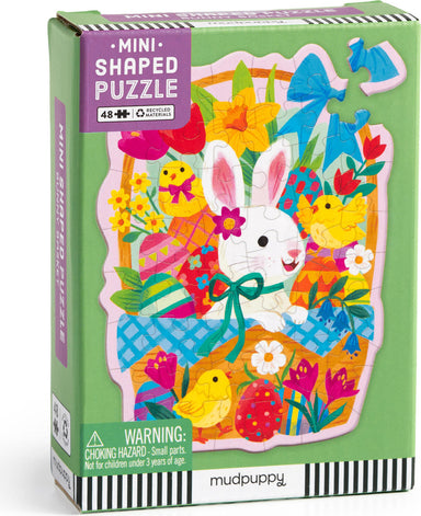 Bunny Basket 48 Piece Mini Shaped Puzzle