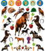 Eyelike Stickers: Horses