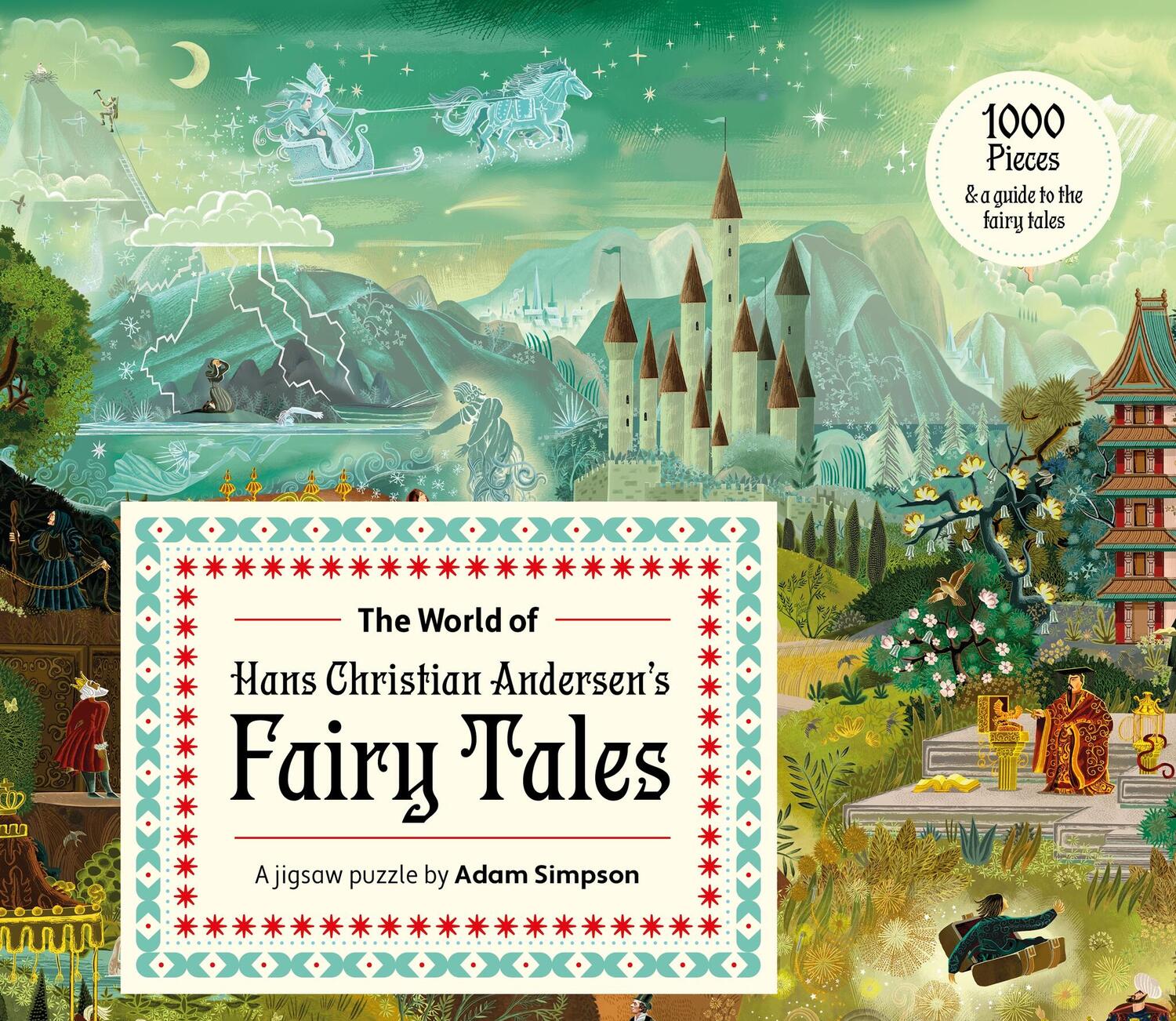 The World of Hans Christian Andersen's Fairy Tales: A 1000-piece jigsaw puzzle by Adam Simpson