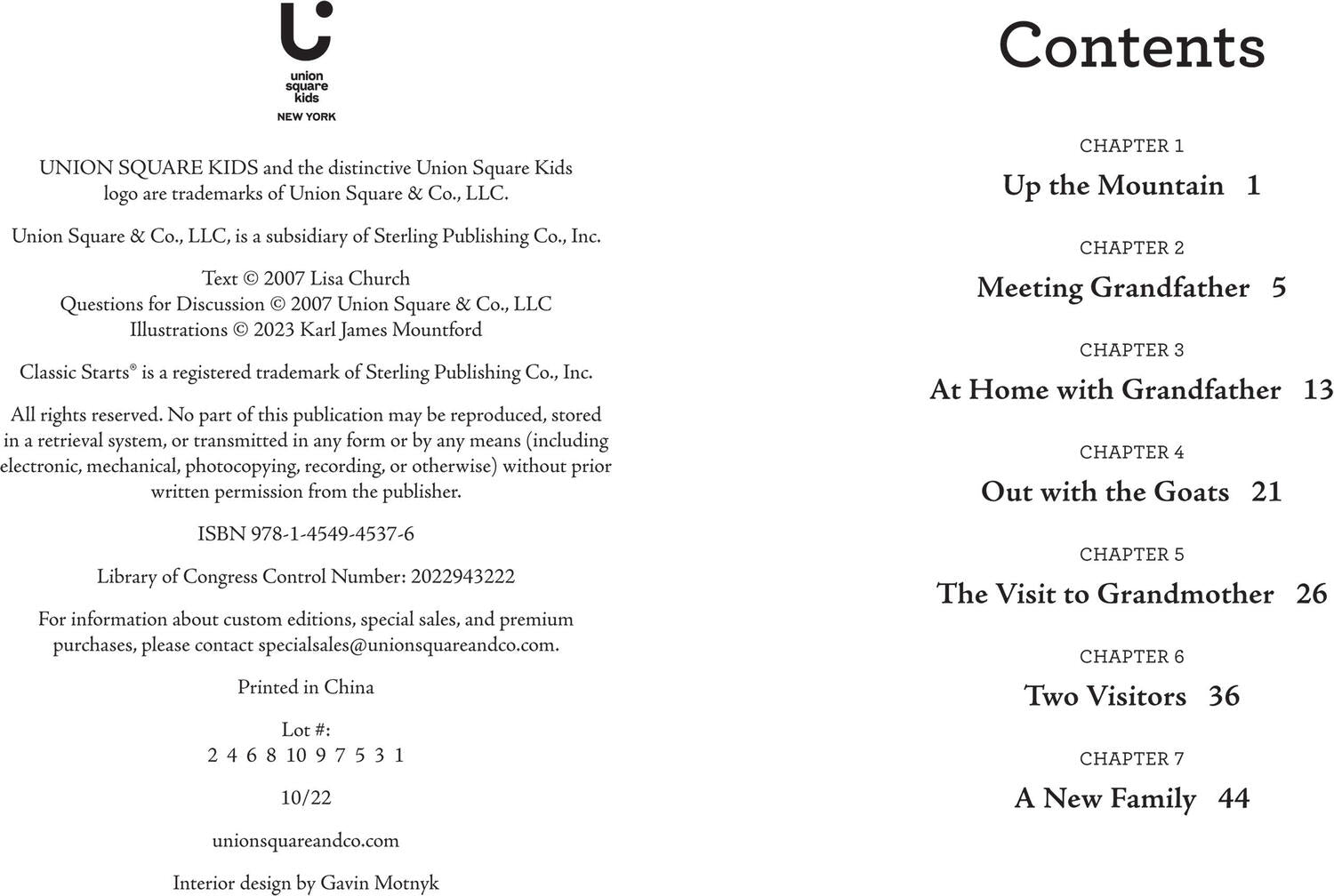 Classic Starts®: Heidi