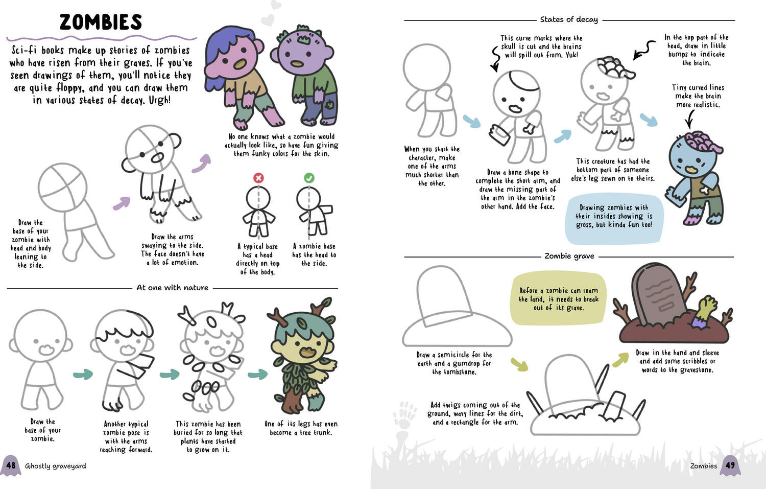 How to Draw Cute Spooky Stuff