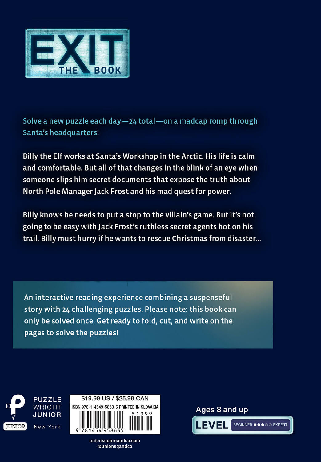 EXIT: The Book - Danger at the North Pole: An Advent Calendar Adventure