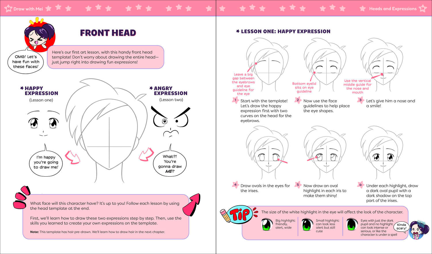 Draw with Mei: How to Draw Anime Characters: With Quick and Easy Templates