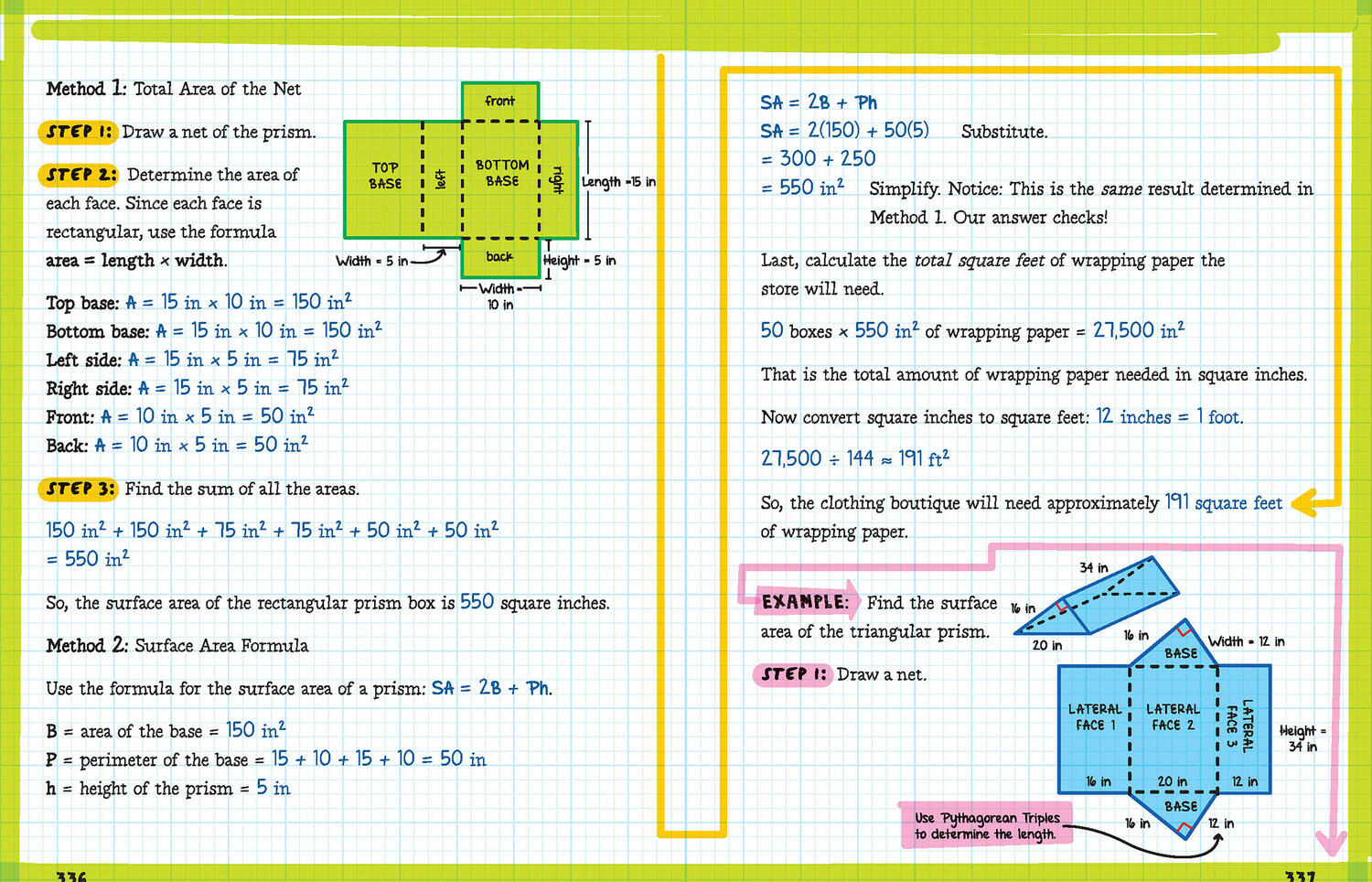Big Fat High School Geometry Workbook: 400+ Geometry Practice Exercises
