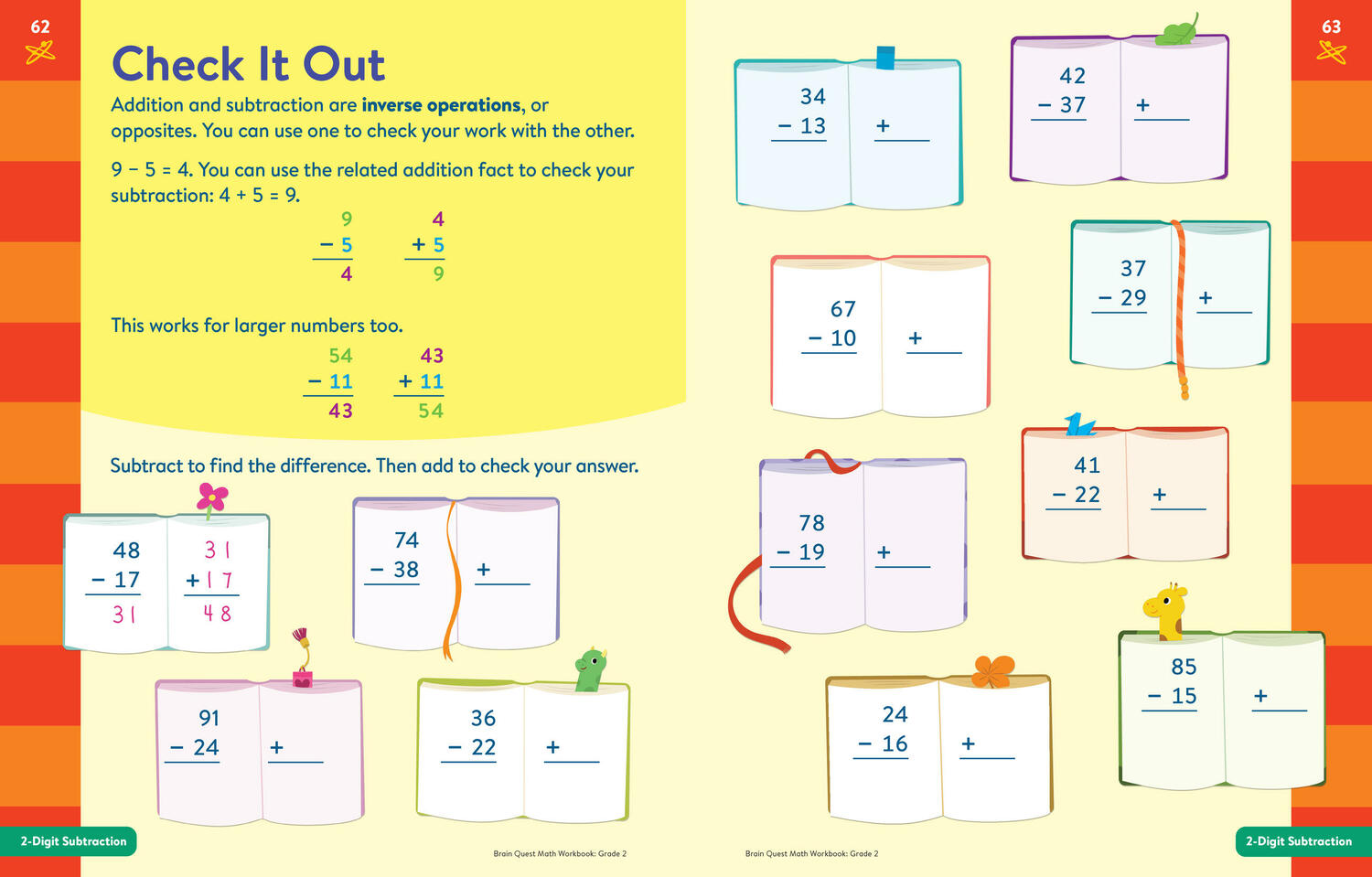 Brain Quest Math Workbook: 2nd Grade