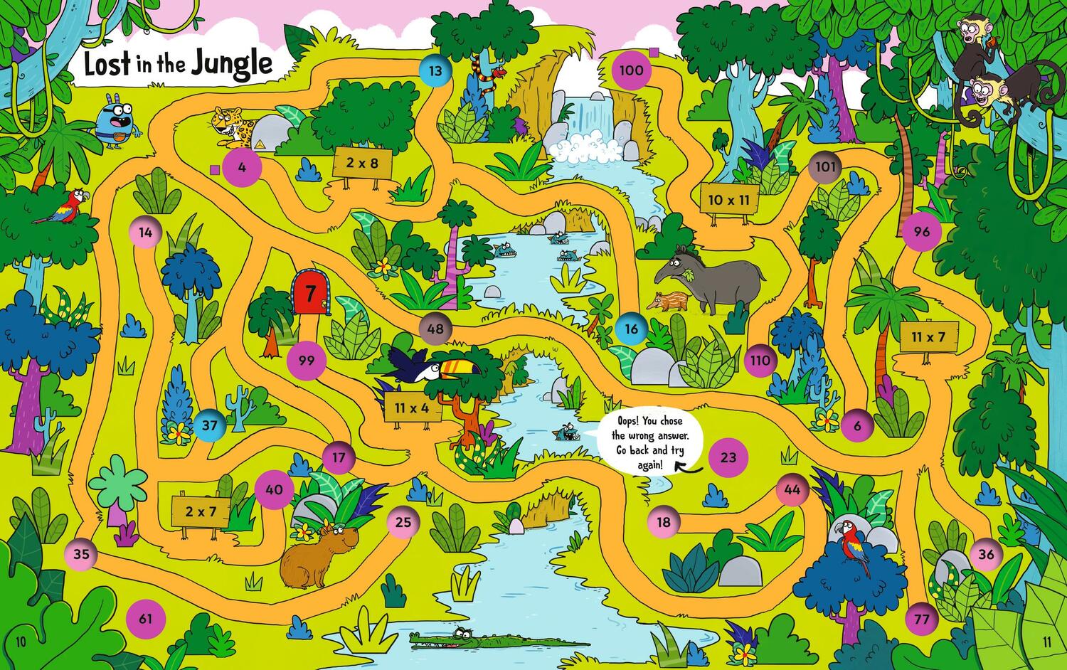 Mega Math Maze: A Multiplication Adventure