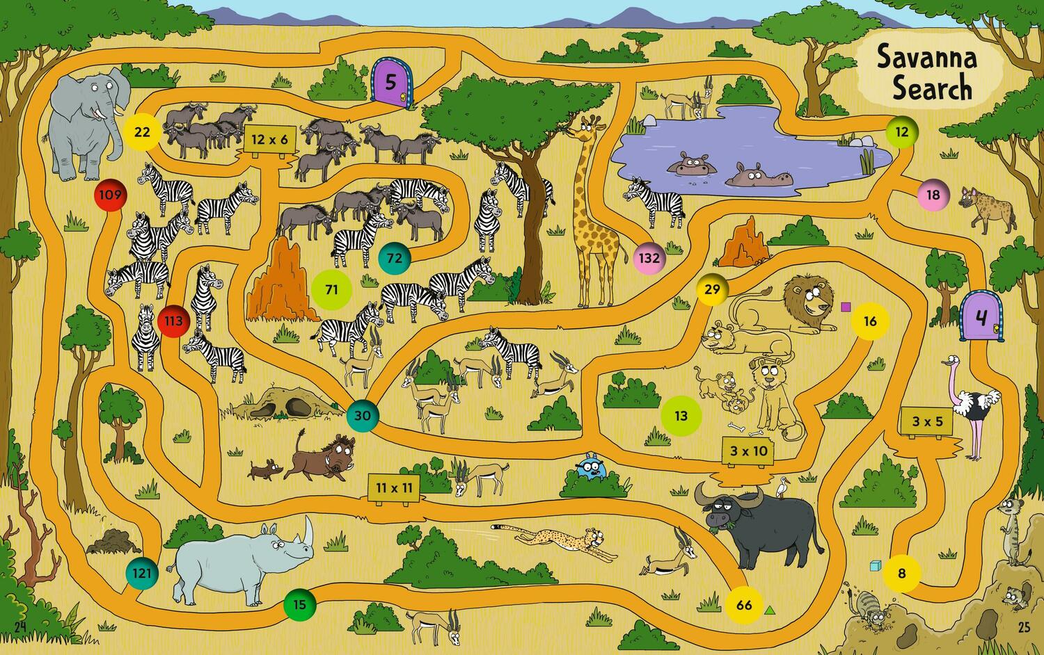 Mega Math Maze: A Multiplication Adventure