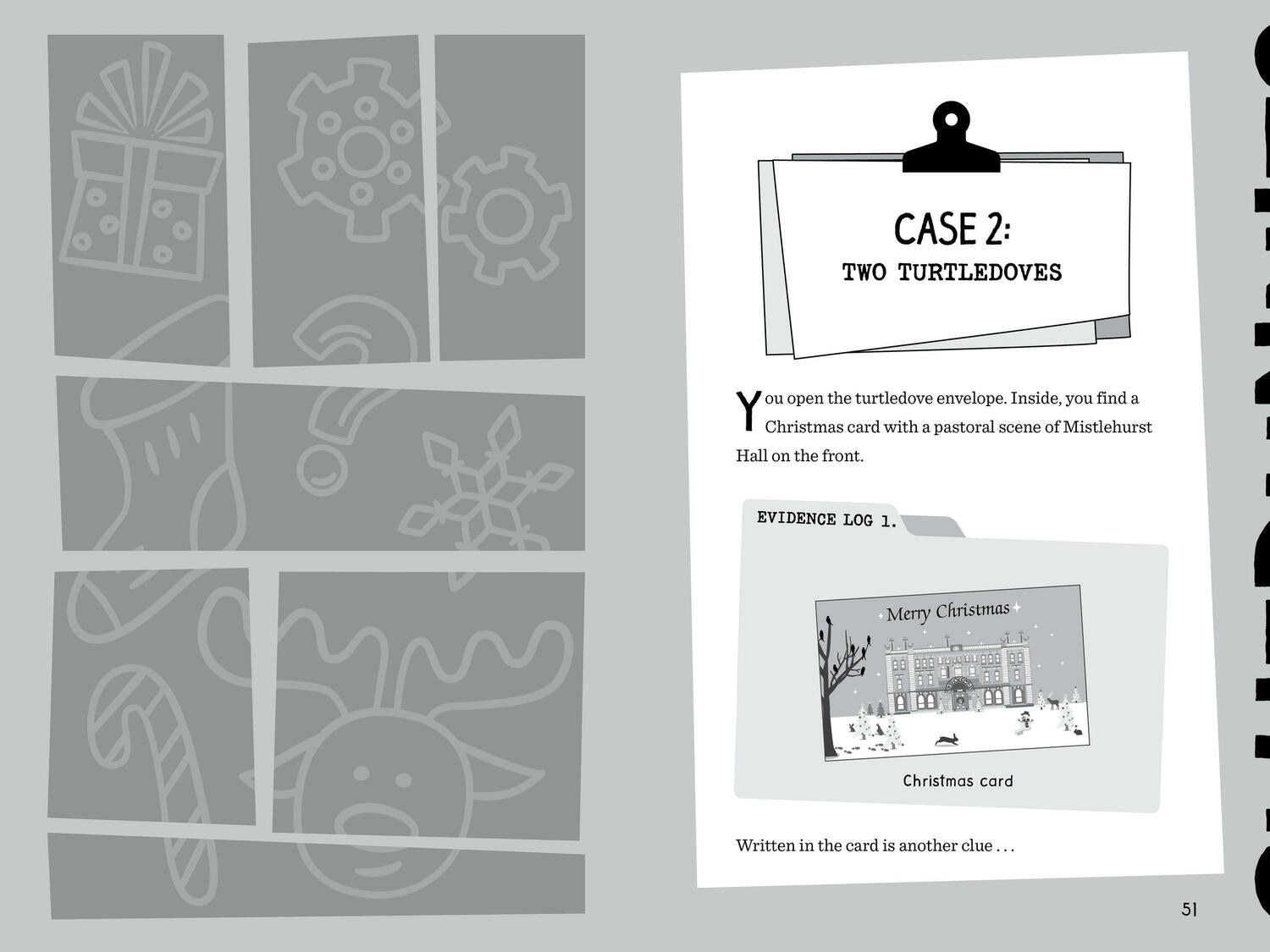 Cluedle: The Case of Rudolph's Revenge (Book 4): Crack the Case by Solving 80 Christmas Mystery Puzzles