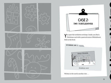 Cluedle: The Case of Rudolph's Revenge (Book 4): Crack the Case by Solving 80 Christmas Mystery Puzzles